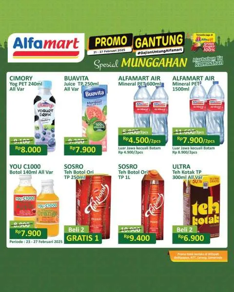 Promo Alfamart Gantung Spesial Munggahan Periode 21-27 Februari 2025