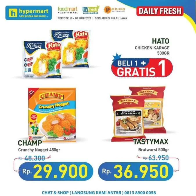 Promo Hypermart Hyper Diskon Weekday Periode 18-20 Juni 2024