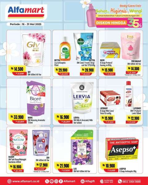 Promo Alfamart 16-31 Mei 2025 Body Care Fair