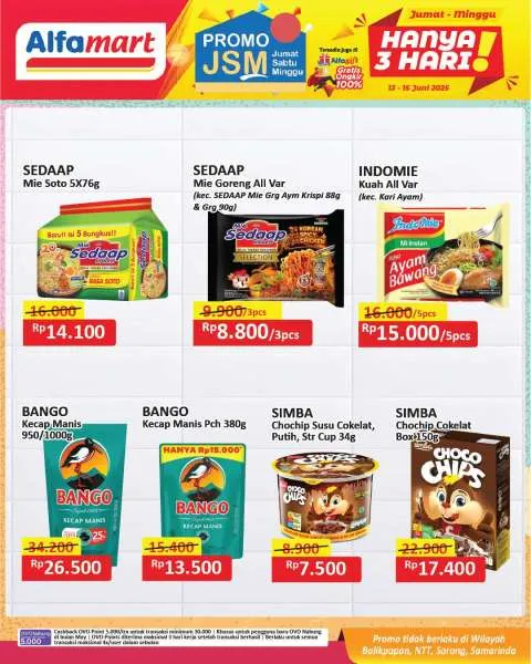 Promo JSM Alfamart Periode 13-15 Juni 2025