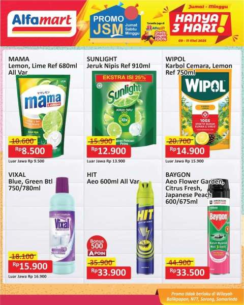 Promo JSM Alfamart 9-11 Mei 2025