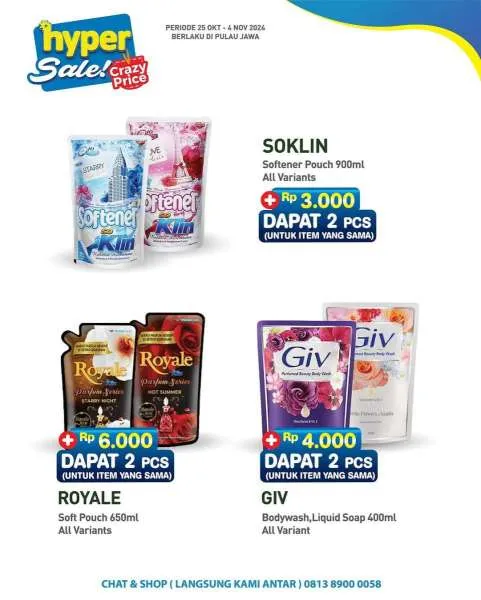 Promo Hypermart Hyper Sale Periode 25 Oktober-4 November 2024