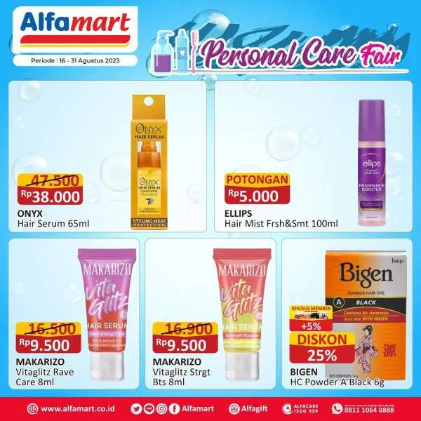 Promo Alfamart Perawatan & Kecantikan Periode 16-31 Agustus 2023