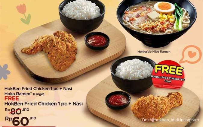 Promo HokBen Spesial Hari Anak Sedunia 2024, Dapatkan Gratis Fried Chicken dan Nasi