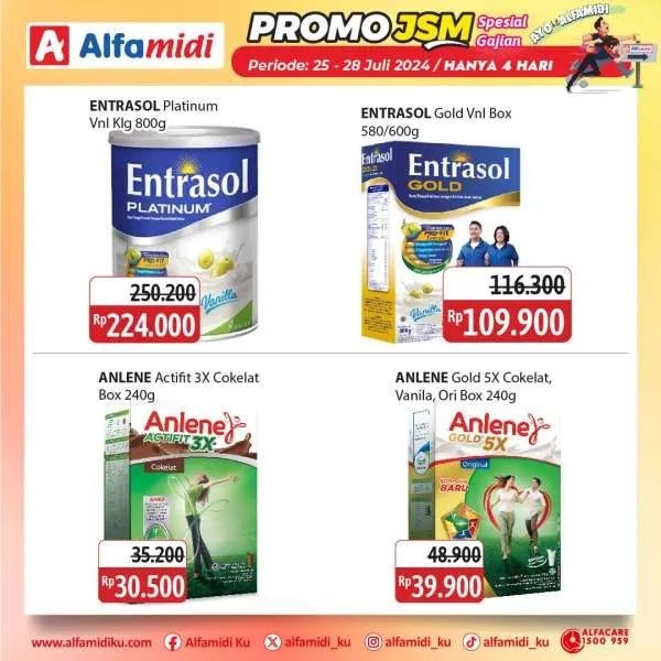 Promo JSM Alfamidi Hanya 4 Hari Spesial Gajian Periode 25-28 Juli 2024