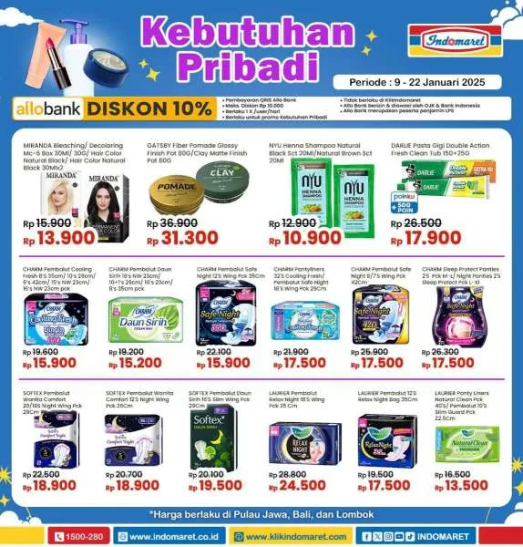 Promo Indomaret Super Hemat Periode 9-22 Januari 2025