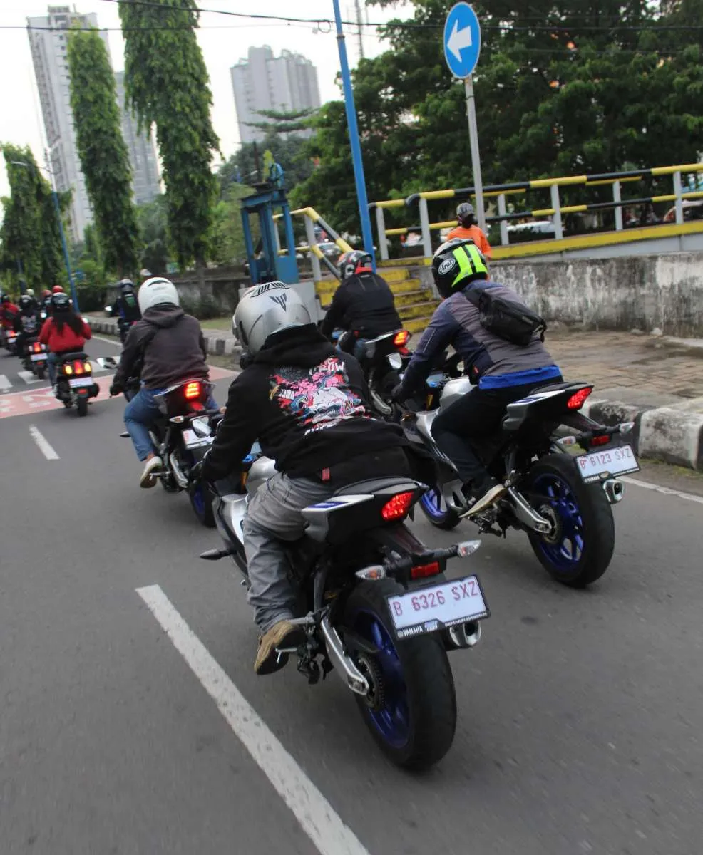 Komunitas Yamaha Jajal All New R15 Connected, Motor Moge Look Memacu Adrenalin