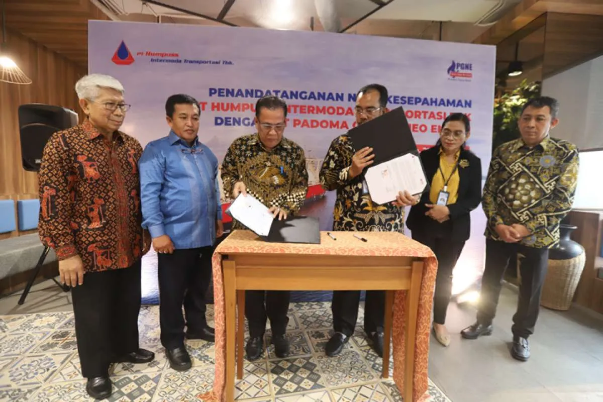 Humpuss Intermoda & Padoma Global Tekan MoU untuk Layanan Transportasi LNG dari Papua