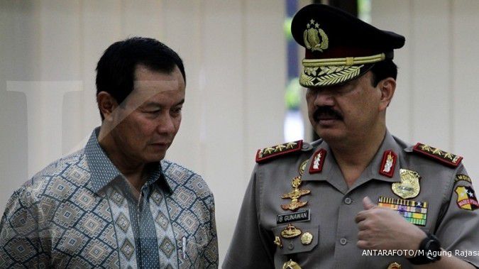 Budi Gunawan dan Sutarman temui Jokowi 