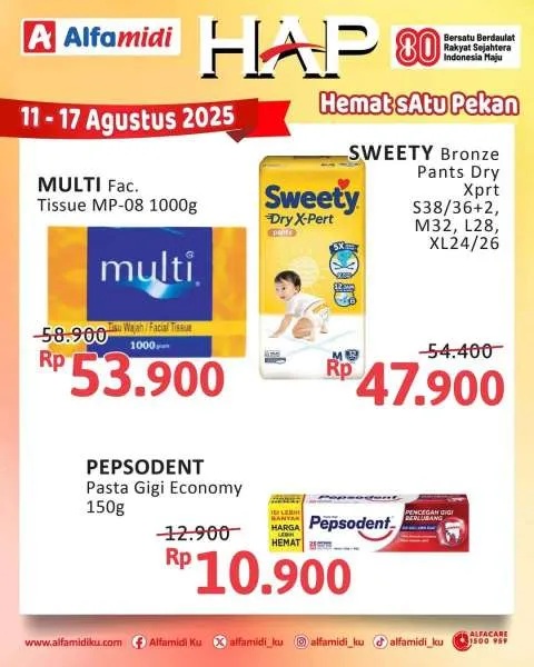 Promo Alfamidi Hemat Satu Pekan Periode 11-17 Agustus 2025