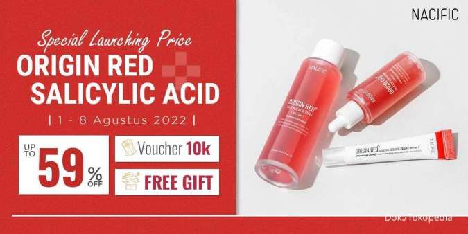 Promo Launching Skincare Terbaru Nacific, Ada Diskon s/d 59% dan Free Gift