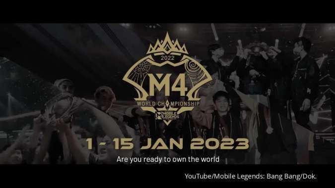 M4 World Championship, Puncak Esports Mobile Legends Ini akan Digelar pada 2023