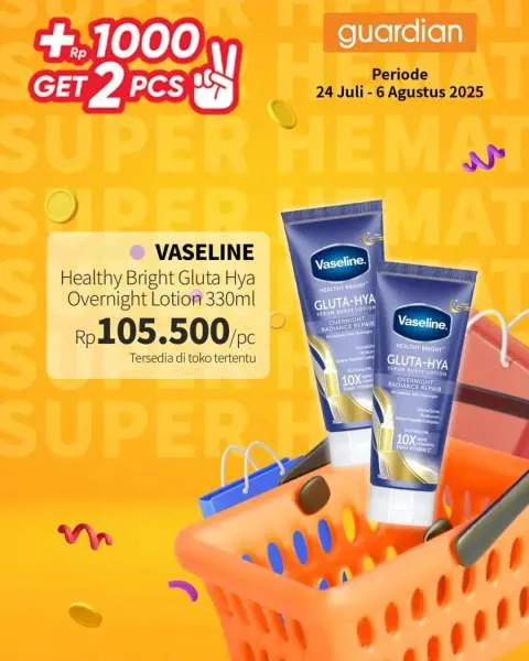 Promo Guardian Super Hemat Periode 24 Juli-6 Agustus 2025