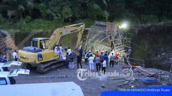 PTPP: Jembatan ambruk tidak akan ganggu penyelesaian jalan tol Manado-Bitung