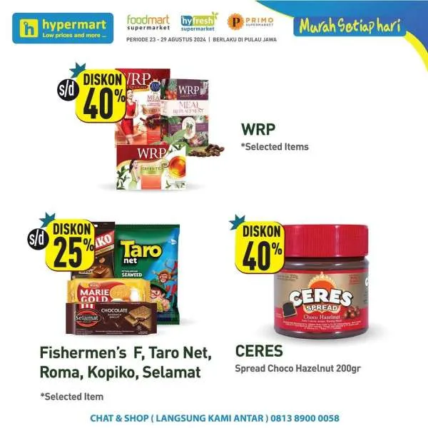 Promo JSM Hypermart Hyper Diskon Weekend Periode 23-26 Agustus 2024