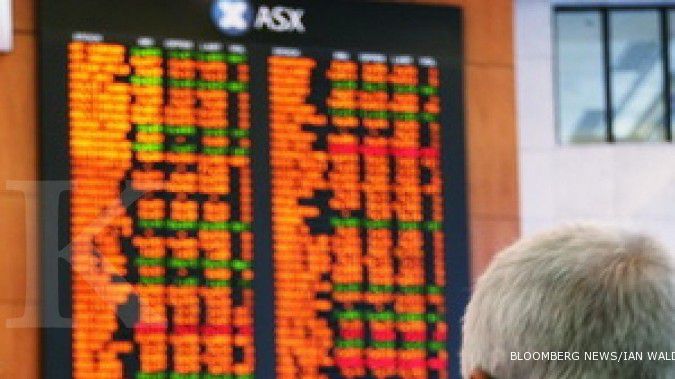 Bursa AS jatuh dari rekor, bursa Asia memerah