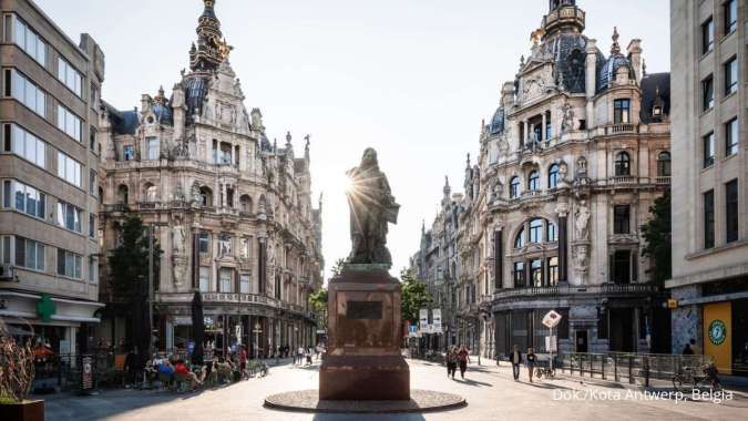 5 Kota Paling Bahagia di Dunia Tahun 2025: Kota Antwerp, Belgia