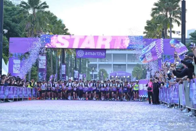 Amartha 10X Run 2025 Dipadati Lebih dari 5.000 Peserta Lari