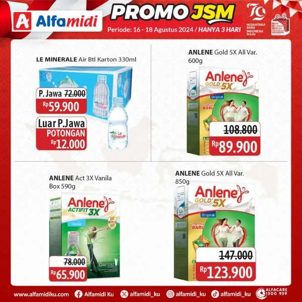 Promo JSM Alfamidi Spesial Kemerdekaan Periode 16-18 Agustus 2024