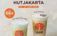 Promo JCO HUT Jakarta 23-27 Juni di Seluruh Store, 2 Minuman Favorit Harga Spesial