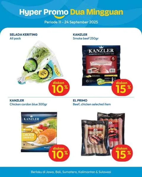 Promo Hypermart Dua Mingguan Periode 11-24 September 2025
