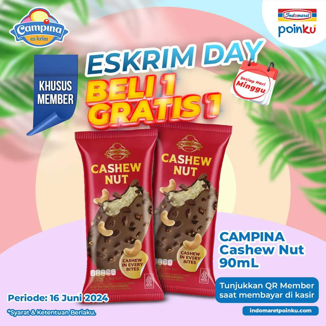 Promo Indomaret Es Krim Day Periode 16 Juni 2024
