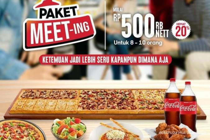 Promo Pizza Hut Terbaru 2023, Paket Meet-ing Porsi hingga 15 Orang Hemat 20%