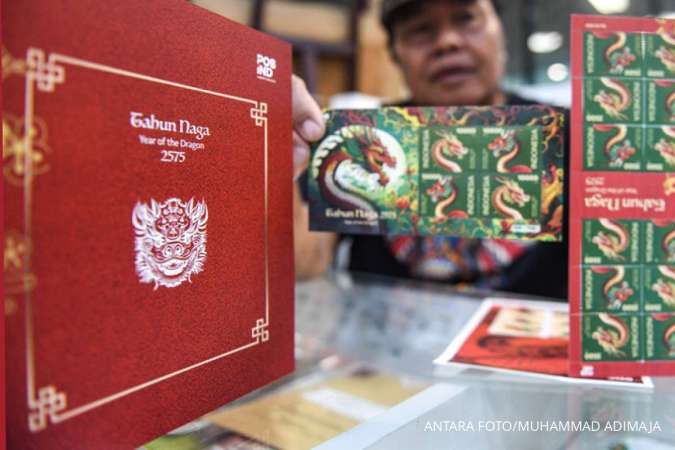 Sambut Imlek, PT Pos Indonesia Luncurkan Prangko Seri Tahun Naga