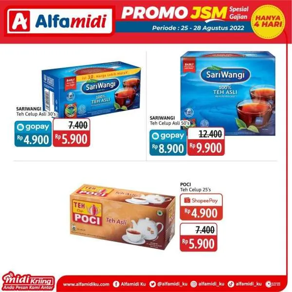 Promo JSM Alfamidi Spesial Gajian Periode 25-28 Agustus 2022