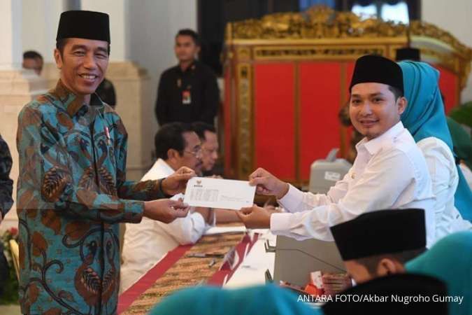 Ada potensi zakat Rp 232 triliun, Jokowi minta dimaksimalkan