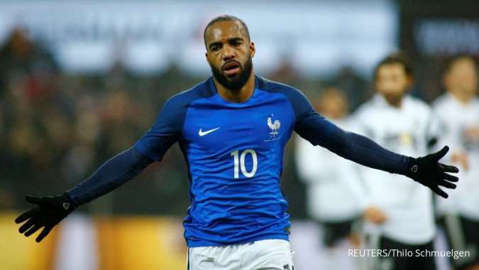 Lacazette Ditunjuk Jadi Kapten Prancis, Pelatih Thierry Henry Ingin Tim Menyerang