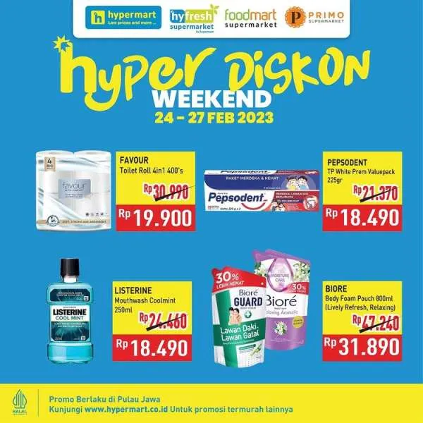 Promo JSM Hypermart 24-27 Februari 2023, Hyper Diskon Weekend
