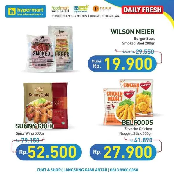 Promo Hypermart Hyper Diskon Weekday Periode 30 April-2 Mei 2024