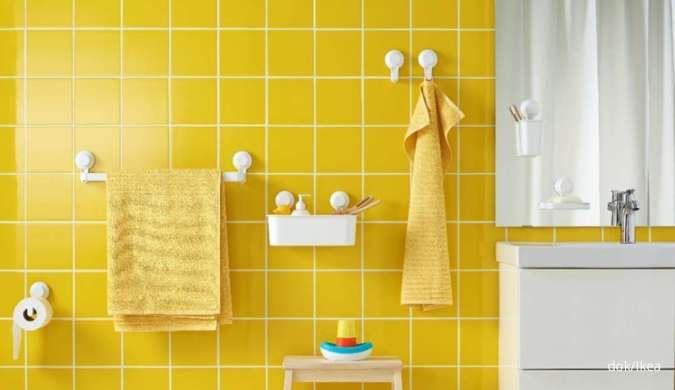 Tips Desain Kamar Mandi Terjangkau dari IKEA