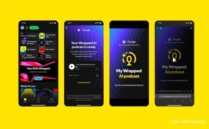 Intip Fitur Spotify Wrapped 2024 yang Hadir dengan Podcast AI 