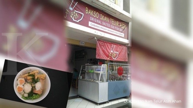 Bakso ikan telur asin, inovasi resep sang paman