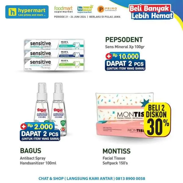 Promo Hypermart Beli Banyak Lebih Hemat Periode 21-24 Juni 2024