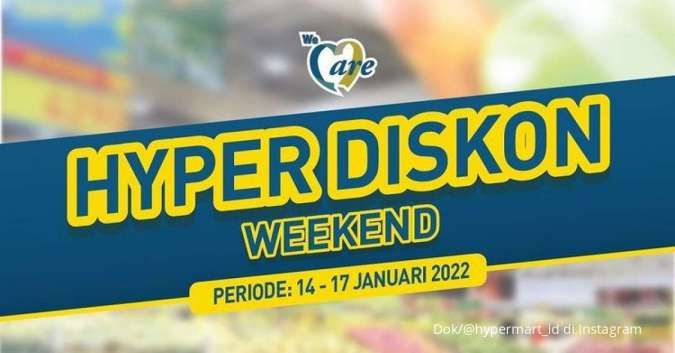 Promo JSM Hypermart 14-17 Januari 2022, Hyper Diskon Weekend di Tengah Bulan