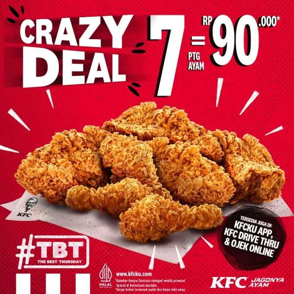 Promo KFC Crazy Deal TheBestThursday