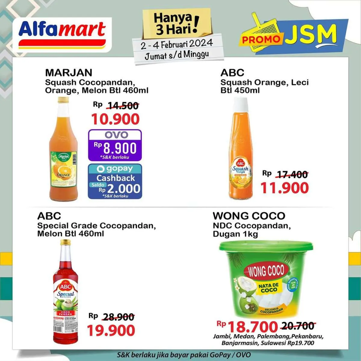 Katalog Promo JSM Alfamart Hanya 3 Hari Periode 2-4 Februari 2024