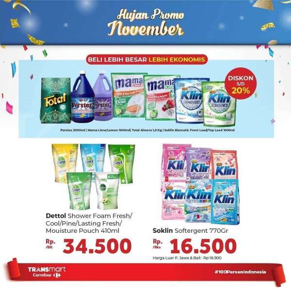 Promo Transmart Carrefour 4-17 November 2020