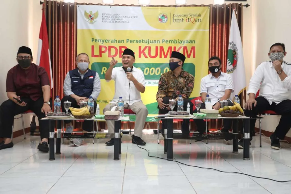 LPDB salurkan dana bergulir Rp 5 miliar ke Koperasi Syariah itQan