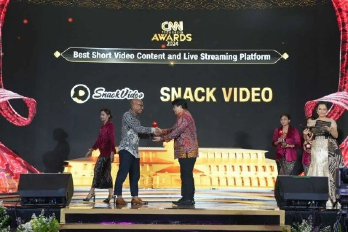 SnackVideo Raih Dua Penghargaan di CNN Indonesia Awards 2024