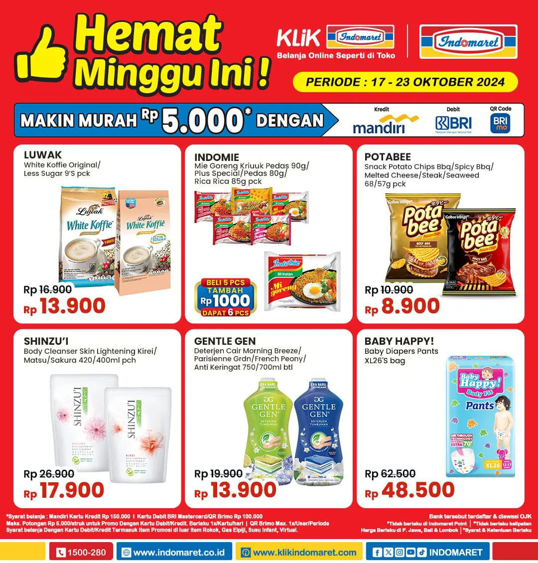 Promo Indomaret 17-23 Oktober 2024 Hemat Minggu Ini