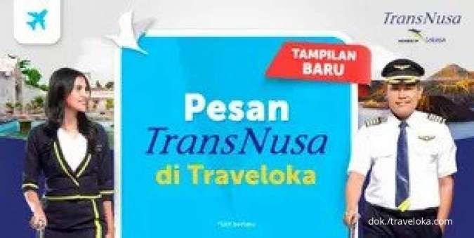 Promo TransNusa Airlines di Traveloka, Nikmati Diskon Tiket Pesawat 5%