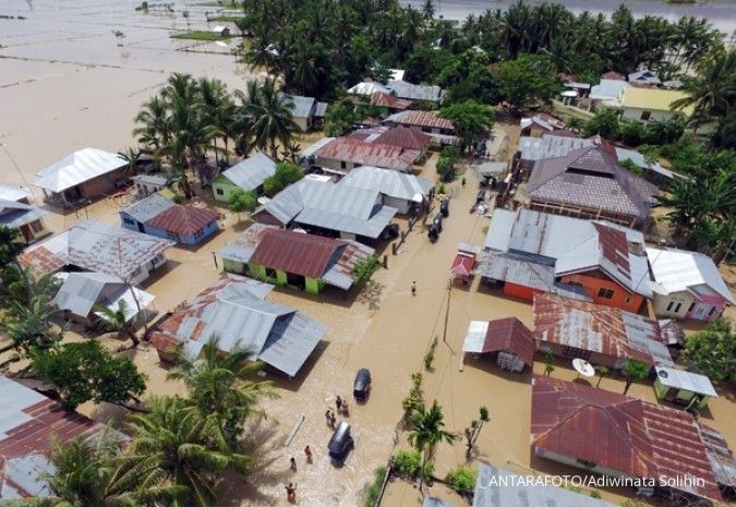 Sembilan kecamatan di gorontalo terendam banjir