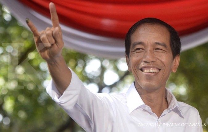 Jokowi kalau di TV berkulit hitam, ternyata putih