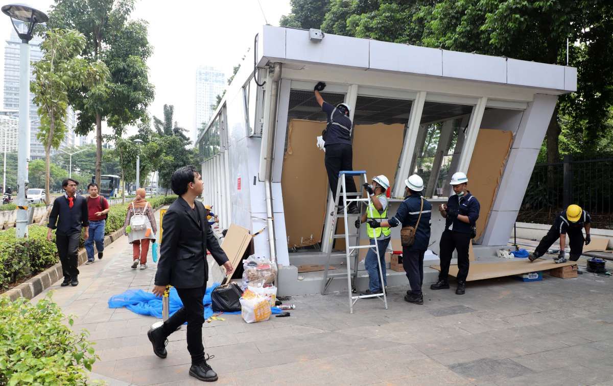 Biaya Perbaikan Halte dan Stasiun Ditanggung PT Transjakarta dan MRT Jakarta