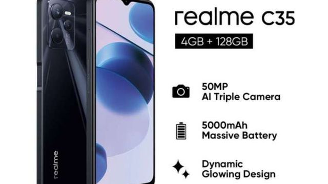 hp realme c 35 ram 4 64