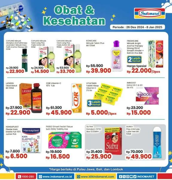 Promo Indomaret Super Hemat Periode 26 Desember 2024-8 Januari 2025